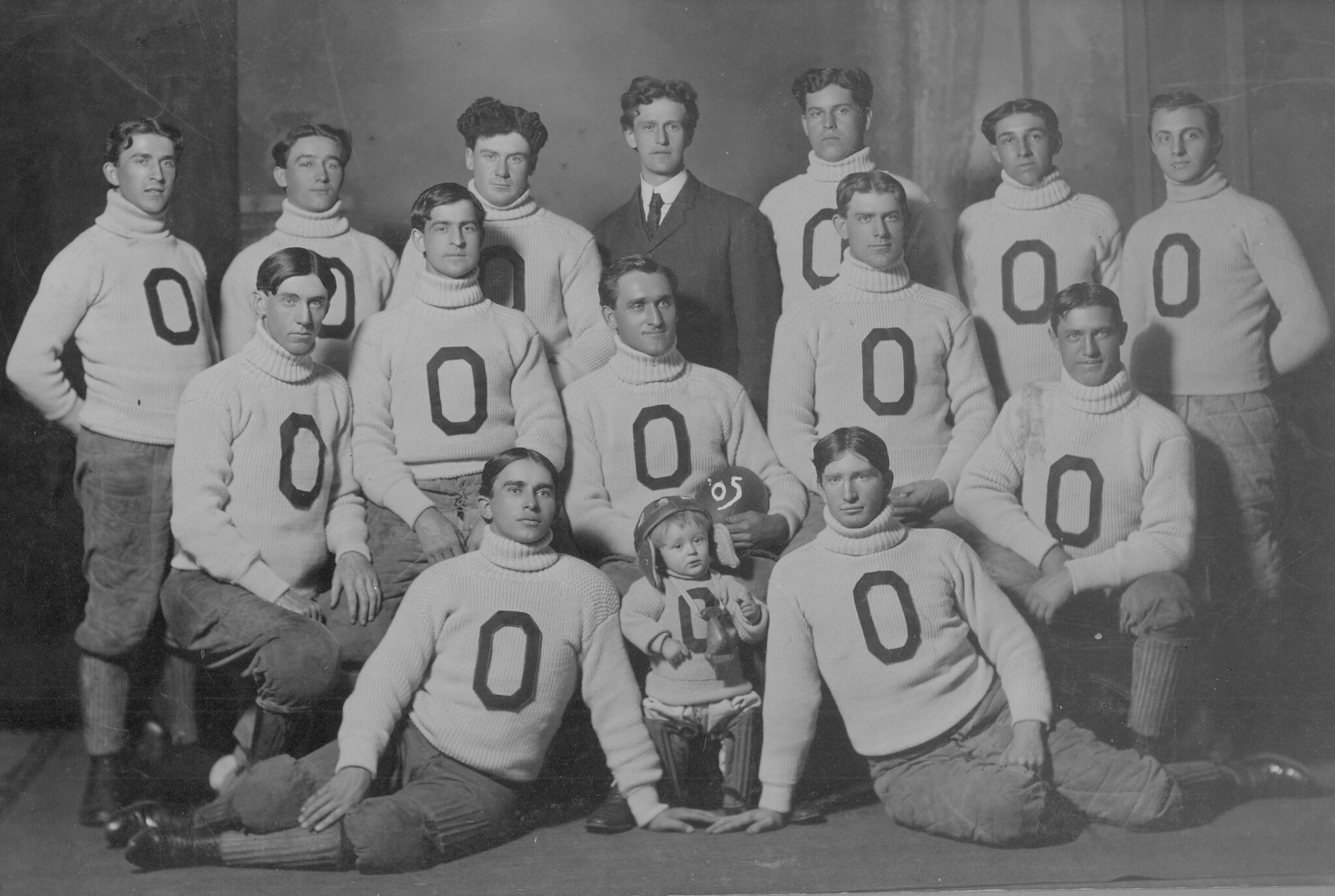 The "first" Oshkosh football team in 1905.