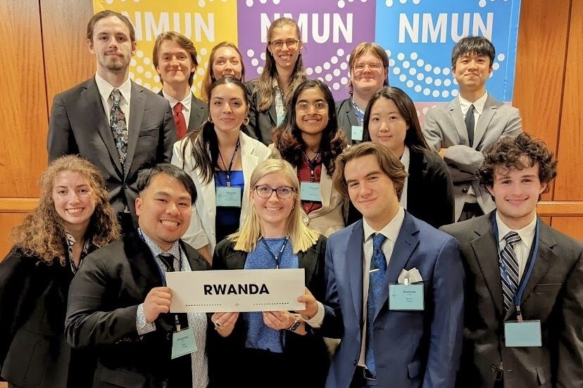 UW-Oshkosh Model UN program at National New York conference